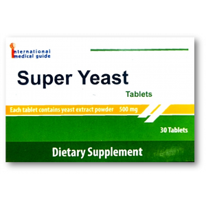 SUPER YEAST 500 MG ( YEAST EXTRACT POWDER ) 30 TABLETS